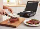 Grill elektryczny opiekacz toster do kanapek panini rozkładany mocny 2200W nominalna