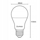 3x Żarówka LED E27 A60 10W czujnik ruchu 4000K 1055lm Neutralna NIE mruga automatyczne oświetlenie do korytarza, garażu