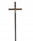 Krzyż na cmentarz drewniany jasny 170cm x 51cm nagrobny, grobowy, symbol pamięci dla zmarłych