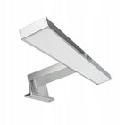 Lampka Łazienkowa Na Szafkę Lampa Nad Lustro LED Chrom Kinkiet Naszafkowy oprawa ścienna srebrna 30 cm, zintegrowane