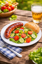 TALERZE TACKI PLASTIKOWE TALERZE EKOLOGICZNE JEDNORAZOWE 22 cm 100 sztuk na grilla, ognisko, piknik, catering, przyjęcie