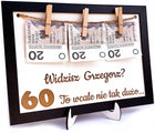 Prezent ramka na 30 40 50 60 70 80 urodziny tabliczka To wcale nie tak dużo upominek dla jubilata, dekoracja