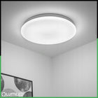 Plafon LED Panel Natynkowy Sufitowy Lampa 18W Okrągły IP44 33cm Nie Mruga do łazienki, kuchni, neutralna barwa