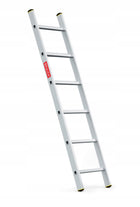 Drabina aluminiowa przystawna 1x6 mocna baulich hak udźwig 150 kg, wysokość robocza 2,69 m, do prac na wysokości
