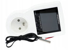 Termostat elektroniczny WiFi watomierz timer aplikacja gniazdko 230V 3680W regulator temperatury do pieca, sterownik