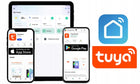 Czujnik zalania wycieku wody wifi tuya sensor detektor przecieku, wykrywacz nieszczelności, do łazienki i kuchni