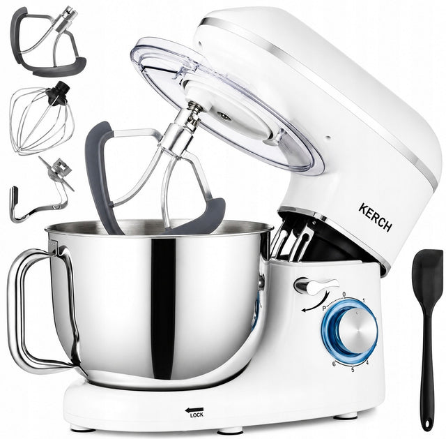 Robot kuchenny planetarny mikser z misą kerch mychef white 6,2l 3KOŃCÓWKI nominalna biały