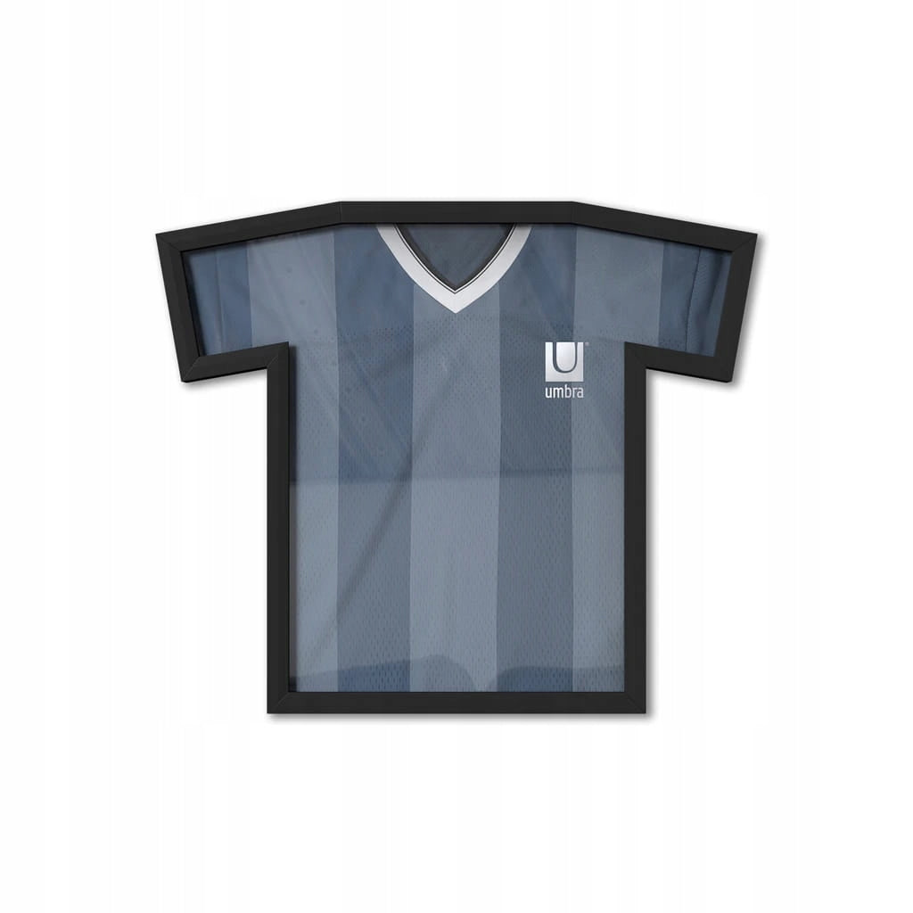 Ramka na koszulkę T-Frame Umbra medium M t-shirt oprawa do ekspozycji odzieży, dekoracja ścienna, czarna, 72 x 62 cm