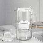 Dzbanek filtrujący szklany Aquaphor Glass biały+ 4 filtry Maxfor+ (1Mg + 3) karafka do wody pitnej, 2,5 l, 1 l po
