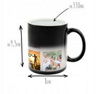 MAGICZNY FOTO KUBEK ZMIENIAJĄCY KOLOR Z TWOIM WŁASNYM NADRUKIEM NA PREZENT ceramiczny 330 ml ze zdjęciem lub imieniem