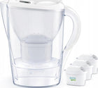Dzbanek filtrujący brita marella 2,4l filtr 3 oryginalne wkłady do oczyszczanie wody pitnej, pojemność przefiltrowanej