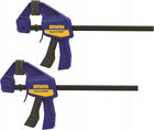 Ścisk szybkozaciskowy 150mm quick-grip 2szt. irwin zacisk stolarski do klejenia, montażu i unieruchamiania elementów