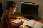 Lampka LED na monitor do komputera nocna regulowana listwa mocna usb-c 50cm lampa biurkowa, ściemniana, mocowanie na