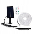 Taśma solarna LED-3m-30W-2700K-300 lm-IP65 wodoodporna słoneczna girlanda lampki ogrodowe na taras, ciepłe światło