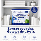 Nawilżany Papier Toaletowy Vebox XXL 500 szt. Aloes Witamina E Spłukiwalny chusteczki higieniczne celulozowe
