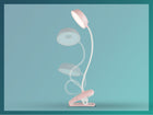 Lampka do Czytania LED NOCNA BIURKOWA BEZPRZEWODOWA USB z KLIPSEM PHILIPS żarówka E14 w komplecie, biała srebrna