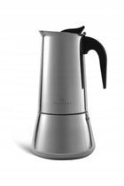 Kawiarka zaparzacz do kawy espresso 12 filiżanek 600 ml indukcja edenberg kafetiera moka, stalowa srebrna