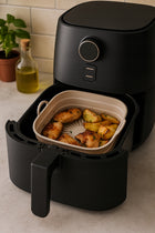 3x Wkład silikonowy do Air Fryer facka silikonowa 20 forma WIELORAZOWA kieszeń do pieczenia 20 cm