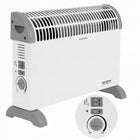 GRZEJNIK ELEKTRYCZNY KONWEKTOROWY TERMOSTAT 3 TRYBY 750W 1250W 2000W NAWIEW 385 mm 535 mm grzewcza biały