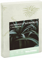 Ochraniacz na materac 160x200 Antyalergiczny Polski Produkt z Gumkami Aloes nakładka ochronna do łóżka, podkład