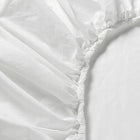 Prześcieradło z gumką 120x200 ikea dvala bawełna biały grube 2szt na materac o wysokości do 26 cm, tekstylia do sypialni