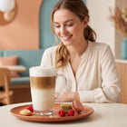 Szklanki do kawy Latte Macchiato DUŻE 400ml 6szt szklane naczynia na herbatę, bezbarwne, nadające się do zmywarki