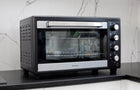 Mini Piekarnik 48l suszarka do grzybów - termoobieg rożno światło 2x szyba 48 l 1800 w czarny