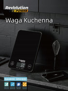 Waga kuchenna revolution LCD jubilerska precyzyjna 1g 5000g elektroniczna cyfrowa do odmierzania składników, przypraw i