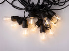 10x Żarówka LED Filament E27 1W 2700K Ciepła do Girland Ozdobna Edison kulista lampka łańcuch świetlny 60 lm biały