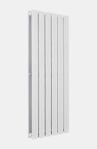 Grzejnik dekoracyjny pionowy podwójny 1600x390 biały - podł. lewe/prawe 390 mm 1600 mm grzewcza