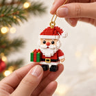 24Day Mini Christmas Brick Ornament Kalendarz adwentowy wiszący