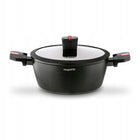 Zestaw garnków Indukcja Pokrywki GAZ Konighoffer Canise 6el 16/20/24cm aluminiowe naczynia non-stick do kuchni
