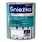 Farba emalia akrylowa do kaloryferów i grzejników 0.75l śnieżka biała, wodnorozcieńczalna, błyszcząca, na metal, do