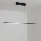 Lampa sufitowa wisząca 120cm 4000K LED ŻYRANDOL czarny Mocne jasne światło oświetlenie do salonu, nowoczesna oprawa