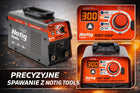 Spawarka inwertorowa inwerterowa 300A MMA TIG lift VRD 20–300A 230V mocna do elektrod 4 mm, płynna regulacja prądu