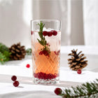 6 SZKLANEK WYSOKICH SZLIF, ELEGANCKIE 300 ml do drinków i koktajli, bezbarwne, nadają się do mycia w zmywarce