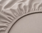 Prześcieradło z Gumką 180x200 25 Grube Satyna Wysoki Materac Kolory Beżowe certyfikat oeko-tex Standard 100
