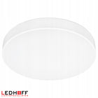 Lampa sufitowa LED biała Plafon okrągły 40cm panel natynkowy do pokoju oświetlenie wnętrz, neutralna barwa światła