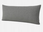 Poduszka do spania na boku i przytulania melange grey długa wygoda 125x50cm piankowe wypełnienie, certyfikat oeko-tex