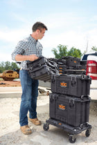 Platforma transportowa keter Roc Pro Gear Czarny 262828 wózek do skrzyń narzędziowych, podstawa jezdna, udźwig 145 kg
