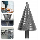 Wiertło stopniowe spiralne do metalu 6-60 mm solidne mocne choinkowe, stożkowe, uniwersalne, mocowanie stożkowe