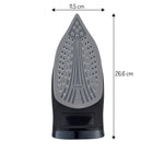 Żelazko parowe ceramiczne anti drip calc strażak generator pary ręczne do prasowania odzieży, 2200 w, zbiornik 320 ml