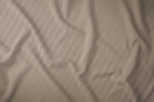 Pościel pure adamaszek paski 220X200cm taupe ciemny BEŻ premium prezent komplet do sypialni satyna bawełniana 3 części