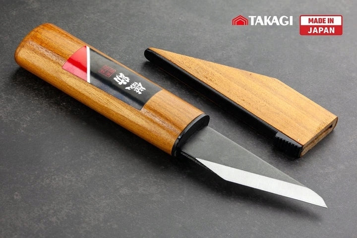 Nóż stolarski japoński Kiridashi 75 mm TAKAGI nożyk rzemieślniczy, ostrze do precyzyjnego cięcia i znakowania
