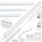 Lampa podszafkowa kuchenna LED oprawa meblowa listwa oświetleniowa 3 barwy do blatu, 990 lm, 9 w, zasilanie sieciowe