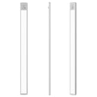 Lampka nocna LED 50cm z czujnikiem ruchu lampa podszafkowa do mebli srebrna akumulatorowa USB, 400 lm, neutralna biała