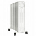 GRZEJNIK ELEKTRYCZNY OLEJOWY 13 ŻEBEREK 2500WATT TERMOSTAT BEZGŁOŚNY OLEJAK 535 mm 550 mm grzewcza biały