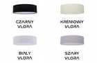 Plafon livo juta boho Ø 40 2 x E27 + denko różne wzory rozmiary Panel LED lampa sufitowa do salonu, sypialni i pokoju