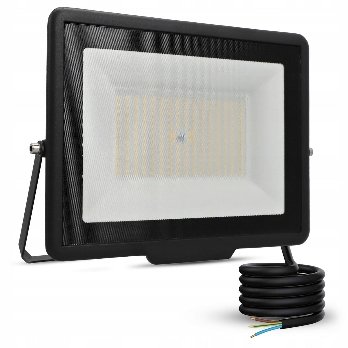 Halogen LED Naświetlacz 150W IP65 Reflektor Zewnętrzny Lampa Wodoodporny do ogrodu, garażu i warsztatu, biały neutralny