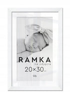 Ramka na zdjęcia 20x30 cm z podpórką Biała oprawa fotografii z tworzywa sztucznego do postawienia, dekoracja wnętrza